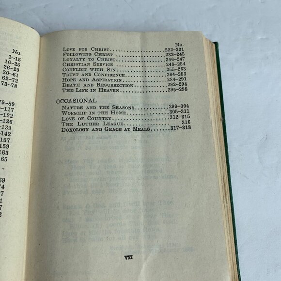Vintage The Junior Hymnal 1928 Sunday School & Luther League Liturgy Book 1954 P - Picture 8 of 9